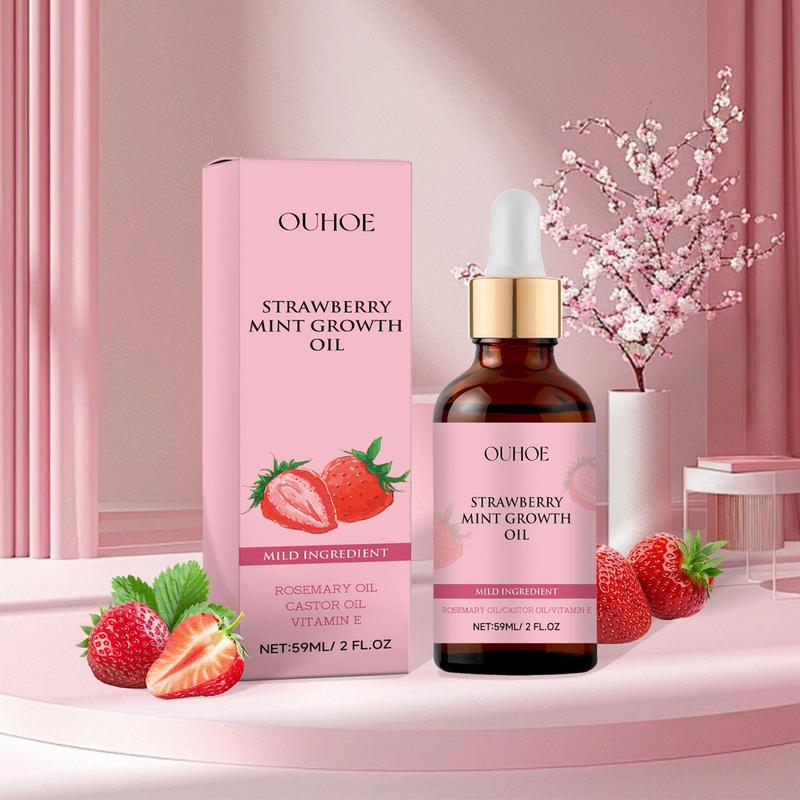 Strawberry Hair Care Massage Oil, Hair Care & Styling Product for Making Thin Hair Look Thicker,  Hair Products