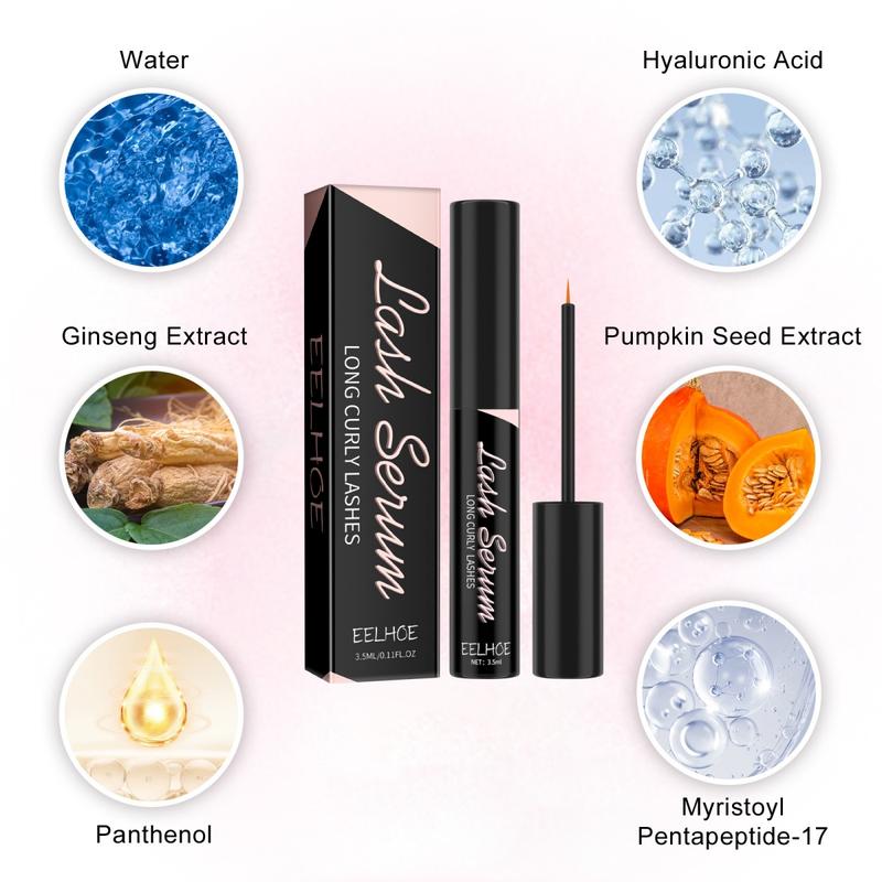 EELHOE Eyelash Serum 3.5ml Gentle Moisturizing Thick and Long Eyelashes Naturally Curled Beautiful Eyelashes Beautiful Eyelash Care Liquid Lightweight Makeup Lightweight Makeup