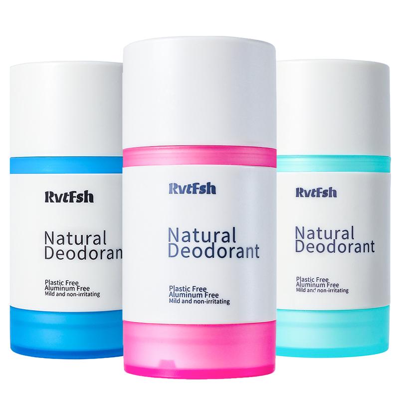 Rvtfsh Natural Moisturizes Whole Body Deodorant -Women & Men's Deodorant 48H Protection Aluminum-Free Vegan Deodorant No Stain Formula Organic 2.65 0z