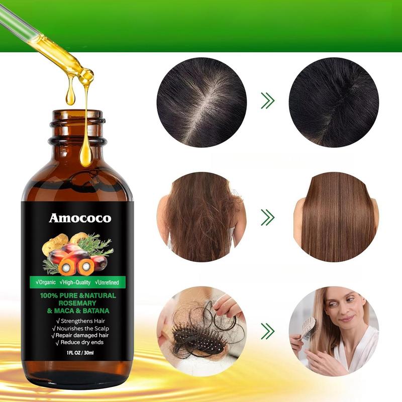 Batana Oil with Jojoba & Argan Oil - 100% Organic Essential Oil for Hair Repairing & Vitamins - Haircare Serums