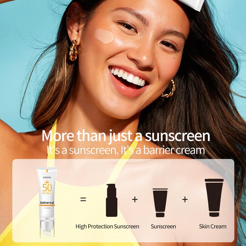 SPF 50+ PA+++ Sunscreen for Sunburn and Tanning Prevention