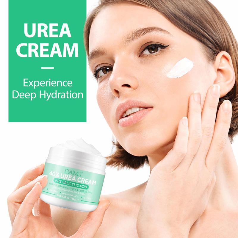 40% Urea Cream, 1 Box Moisturizing Foot Cream, Foot Skin Care Cream for Rough, Dry & Cracked Skin, Suitable for Feet, Heels, Knees, Elbows, Hands