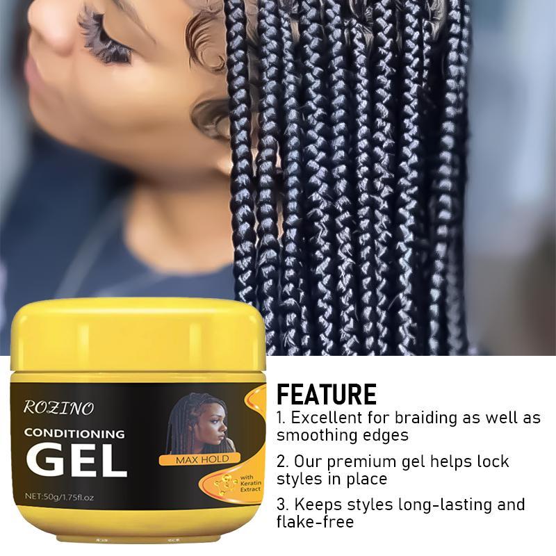 Keratin Hair Gel, Hair Care & Styling Product, Hair Styling Gel for Women & Men, Maintains Hair Temporary Styling Soft and Easy to Manage