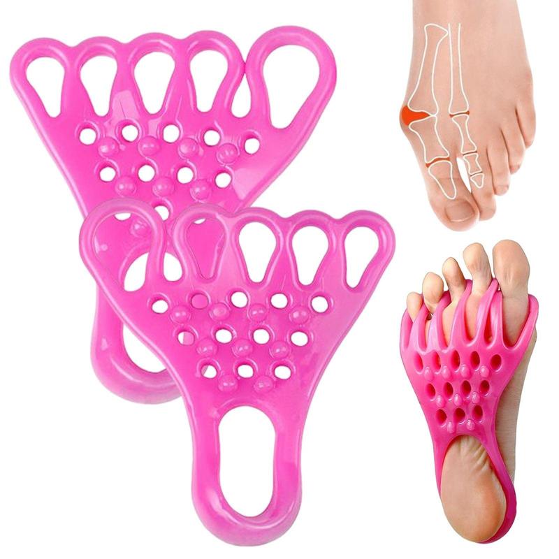 Women's Foot Stretching Belt, 1 Pair Toe Stretching Exercises, Thumb Valgus Orthosis, Toe Straightener, Toe Separator, with Concave-convex Massage Points