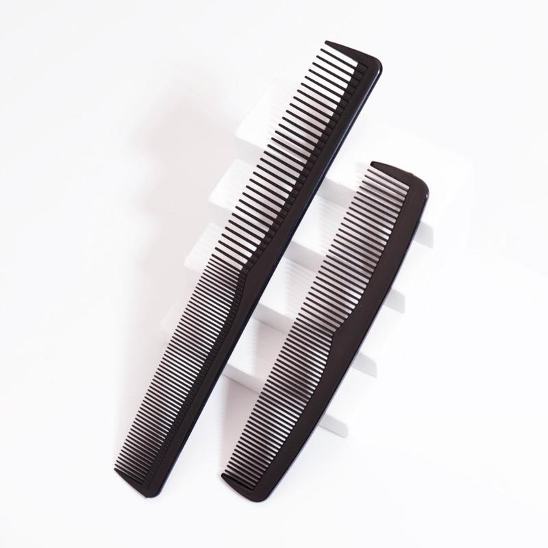 2pcs Heatless Styling Comb Set, Anti-static Anti-hot Comb, Pocket Fine Plastic Comb for All Hair Type