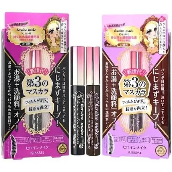 KissMe Heroine Make Volume & Curl Mascara Advance Film (Smudge Proof) Makeup Eyelash