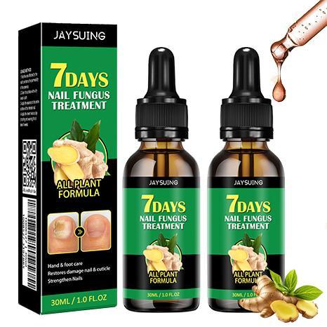 [2 Packs Only $12.99] JAYSUING Ginger Nail Care Serum, Moisturizes, Strengthen and Thickens Nails