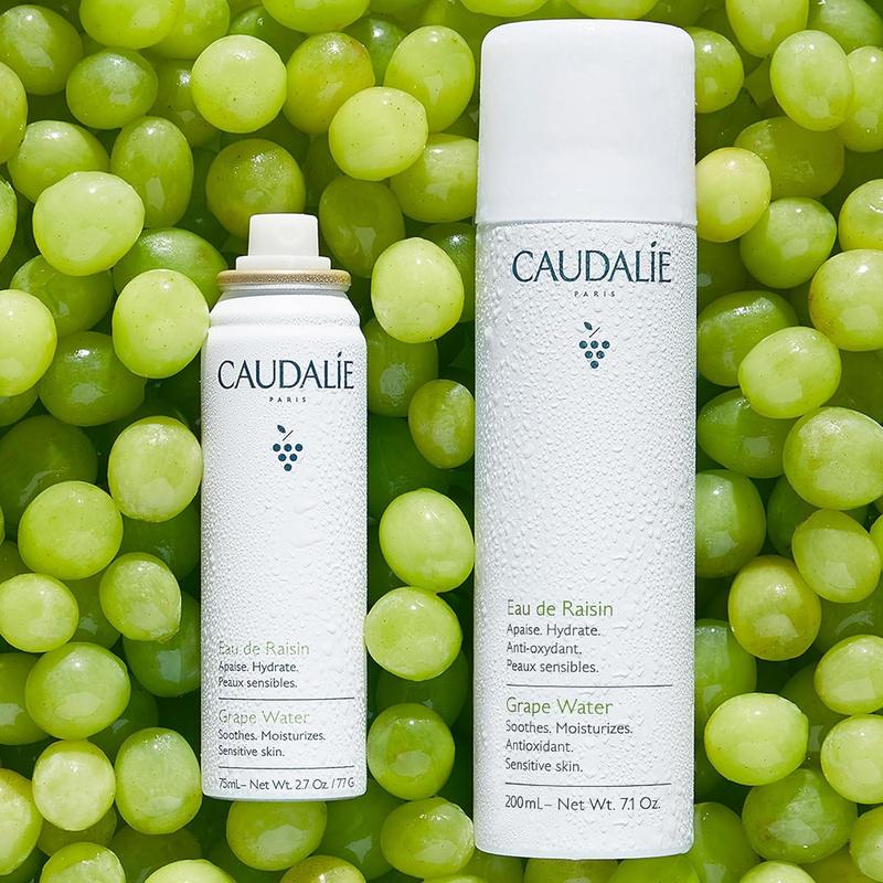 Caudalie Grape Water Moisturizing Face Mist - Soothing Organic Facial Spray to Instantly Hydrate and Strengthen the Skin Barrier, Safe for Sensitive Skin