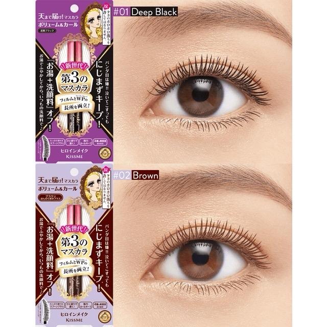 KissMe Heroine Make Volume & Curl Mascara Advance Film (Smudge Proof) Makeup Eyelash