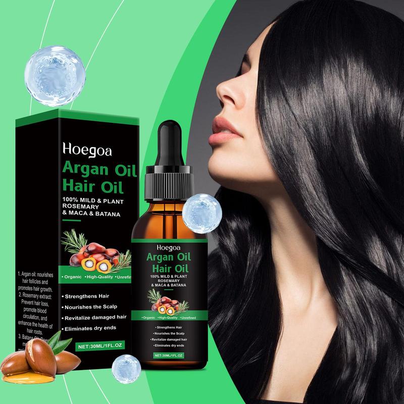 30ml Moroccan Argan Oil Hair Care Serum, 1 2 Counts Moisturizing Hair Oil for Dry & Damaged Hair, Hair Care & Styling Product for Women & Men