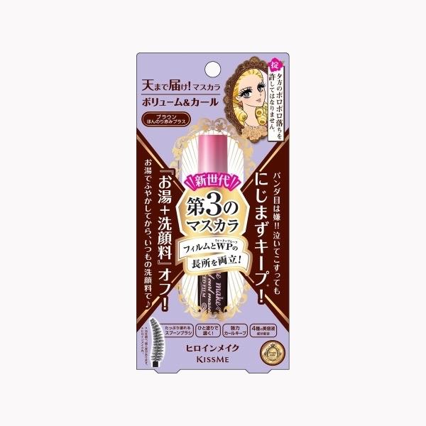 KissMe Heroine Make Volume & Curl Mascara Advance Film (Smudge Proof) Makeup Eyelash