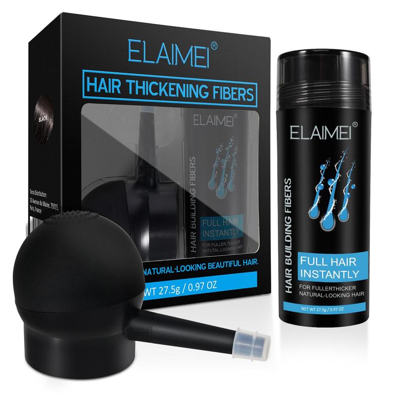 Hair Thickening Fibers, Skin Friendly Hair Thickening Spray, Hair Thickening Powder, Natural Formula Hair Care Fiber, Suitable for People with Thinning Hair