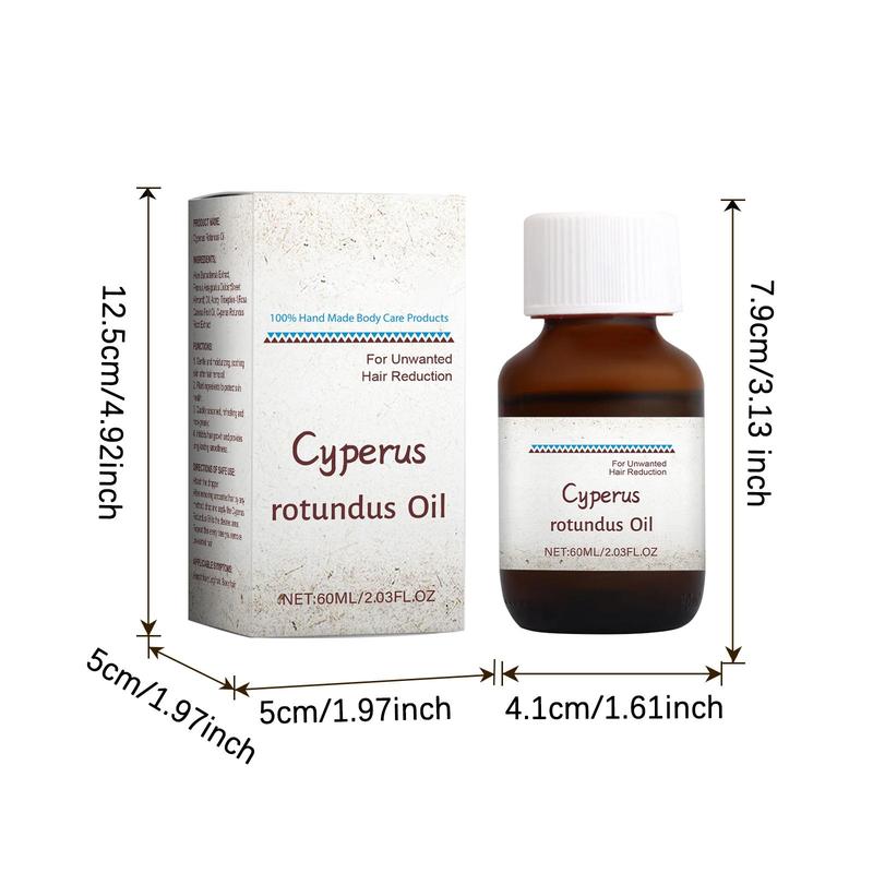 Cyperus Rotundus Oil, Natural Hair Removal Oil, Hair Removal Serum, Body Hair Care Oil, Beauty & Personal Care Product for Women & Men