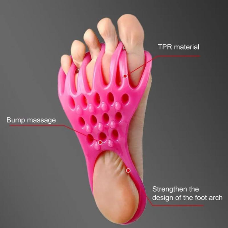 Women's Foot Stretching Belt, 1 Pair Toe Stretching Exercises, Thumb Valgus Orthosis, Toe Straightener, Toe Separator, with Concave-convex Massage Points