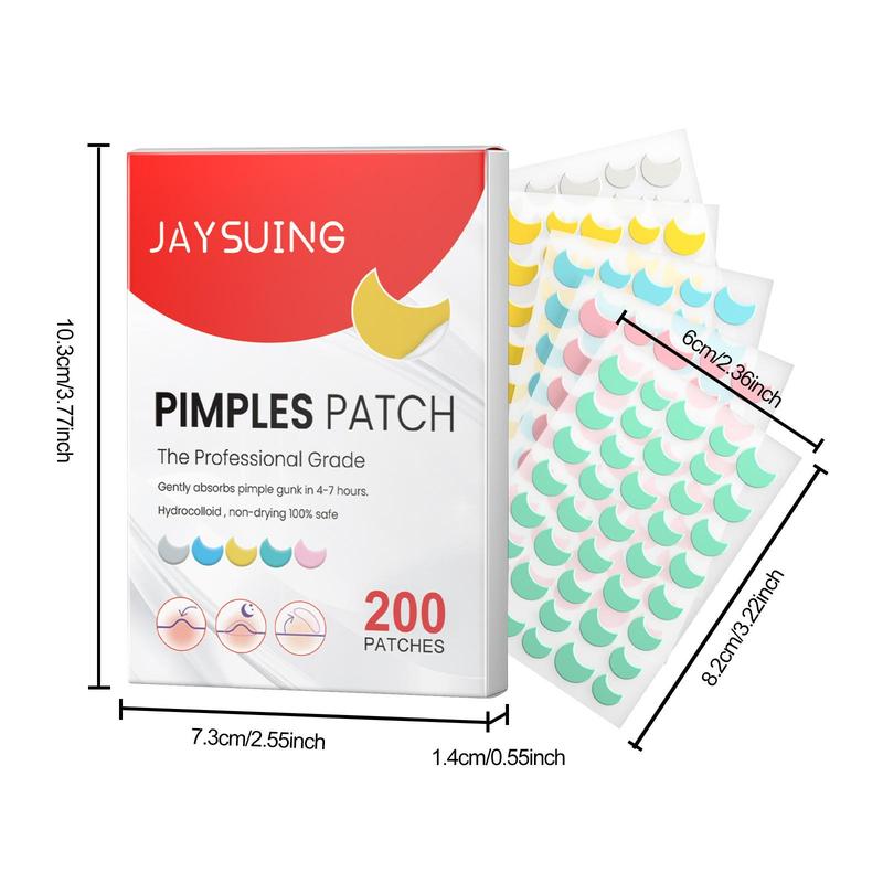 Acne Patches, 200pcs box Professional Acne Patch, Facial Skin Care Product for Women & Men, Daily Skincare Product for Acne Prone Skin