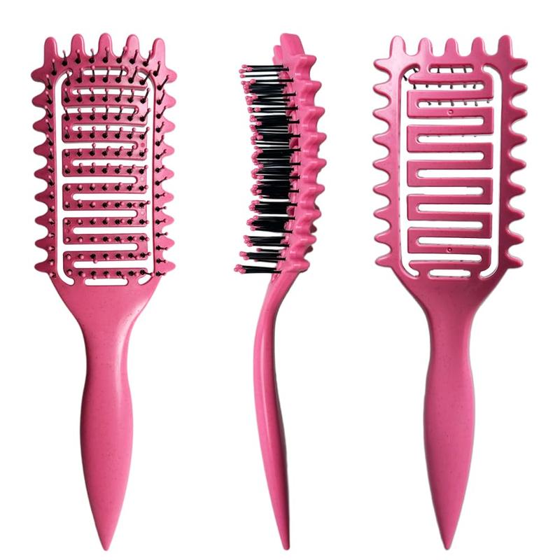 Curl Defining Brush for Curly Hair, 2024 New Vented Hair Brush, Curly Hair Brush Defining, Define Styling Brush for Curly Hair, Shaping and Defining Curls for Women