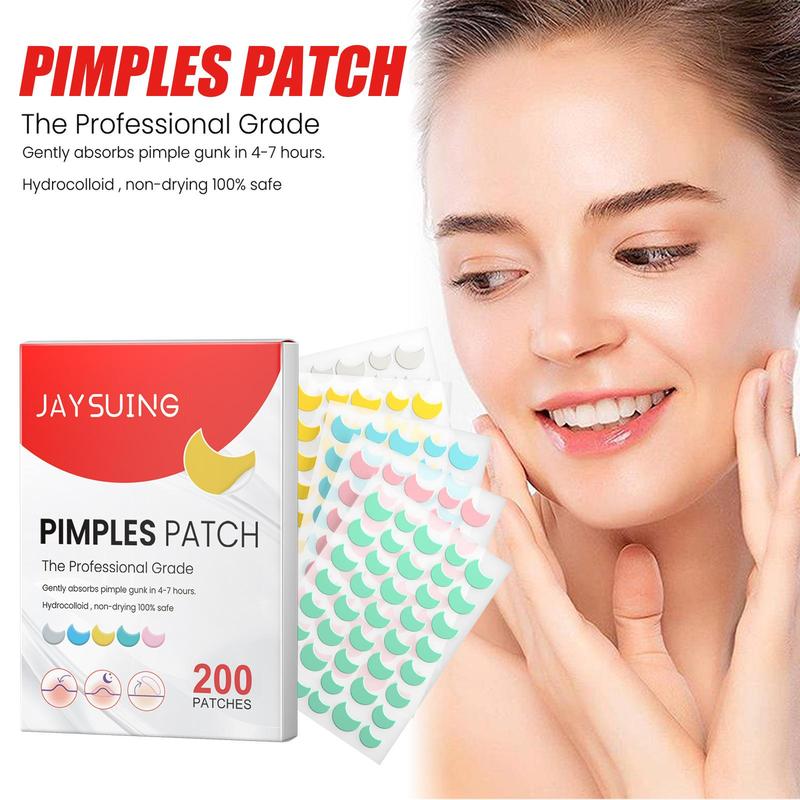 Acne Patches, 200pcs box Professional Acne Patch, Facial Skin Care Product for Women & Men, Daily Skincare Product for Acne Prone Skin